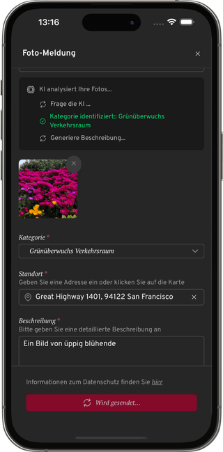 Analyse photo par IA pour la catégorisation automatique des signalements