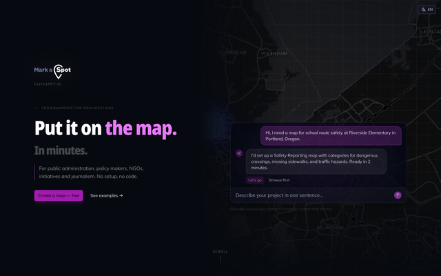 CivicSpot, créez votre carte de signalement citoyen en quelques minutes